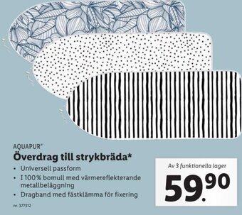 Lidl Överdrag Till Strykbräda erbjuda