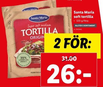 Lidl Santa Maria Soft Tortilla erbjuda