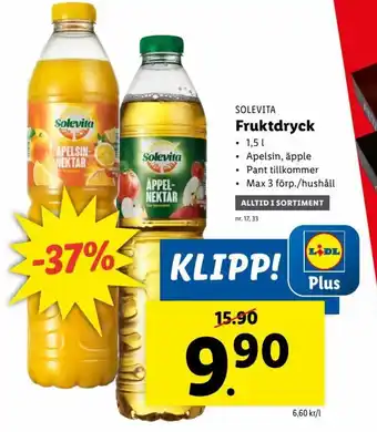 Lidl Fruktdryck erbjuda