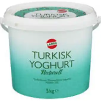 Snabbgross Naturell yoghurt larsa foods 5kg erbjuda