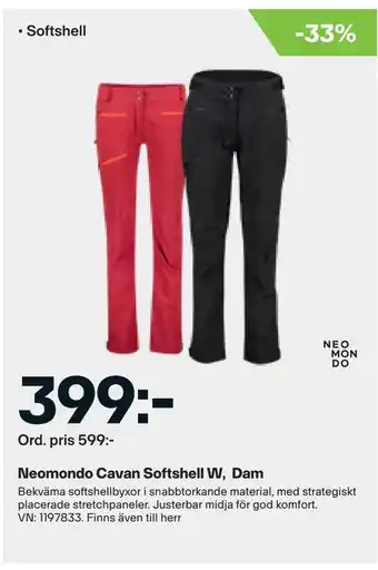XXL Neomondo cavan softshell w, dam erbjuda