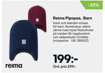 XXL Reima pipopaa, barn erbjuda
