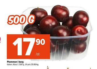 Coop Extra Plommon i korg erbjuda