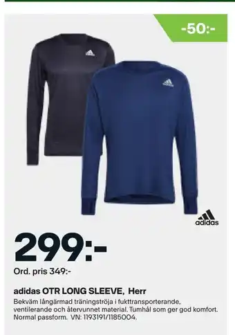 XXL Adidas otr long sleeve, herr erbjuda