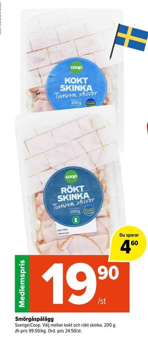 Coop Extra Smörgåspålägg erbjuda