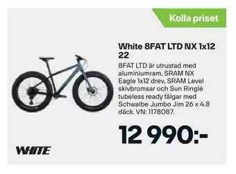 XXL White 8fat ltd nx 1x12 erbjuda