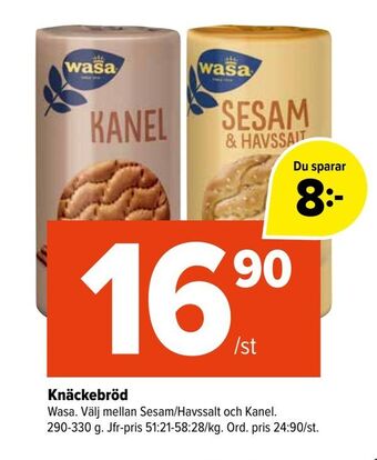 Coop Extra Knäckebröd erbjuda