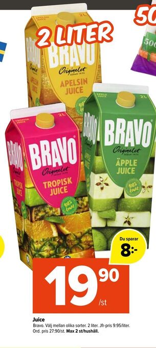 Coop Extra Juice erbjuda
