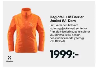 XXL Haglöfs l.i.m barrier jacket w, dam erbjuda
