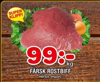 Nya Pulsen Färsk rostbiff erbjuda