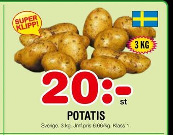 Nya Pulsen Potatis erbjuda