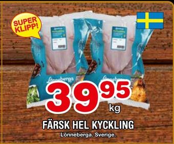 Nya Pulsen Färsk hel kyckling erbjuda