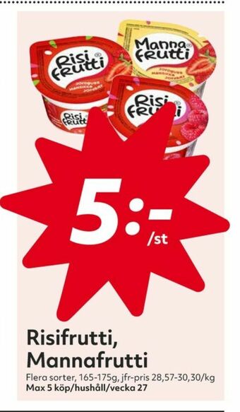 Hemköp Risifrutti Mellanmål erbjuda