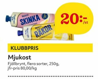 Hemköp Fjällbrynt Mjukost erbjuda