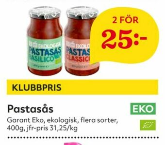 Hemköp Garant Pastasås erbjuda