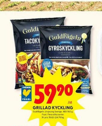 ICA Kvantum Guldfågeln Kycklingdelar erbjuda