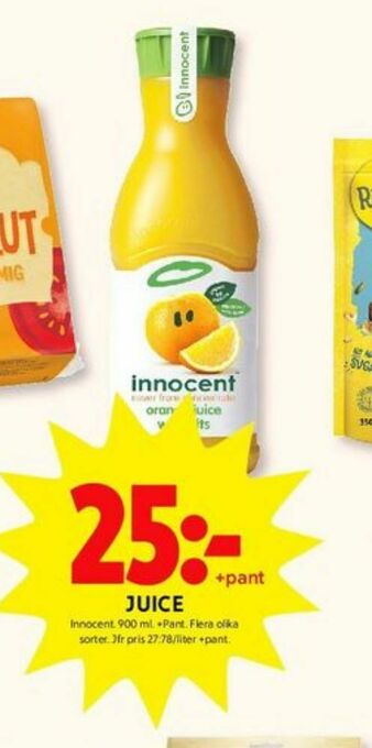 ICA Kvantum Innocent Juice erbjuda
