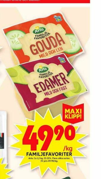 ICA Maxi Arla Gouda erbjuda