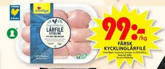 ICA Maxi Kronfågel Kycklinglårfile erbjuda