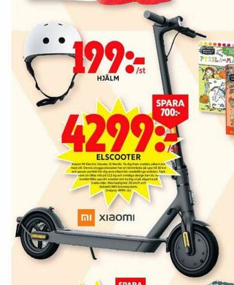 ICA Maxi Xiaomi Mi El-kickscooter erbjuda