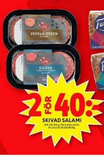 ICA Maxi Gøl Salami erbjuda
