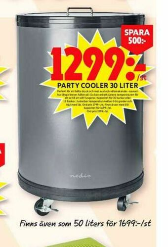 ICA Maxi Nedis Partykyl erbjuda