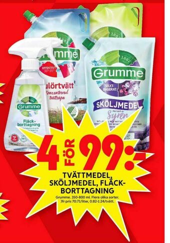 ICA Maxi Grumme Fläckborttagning erbjuda