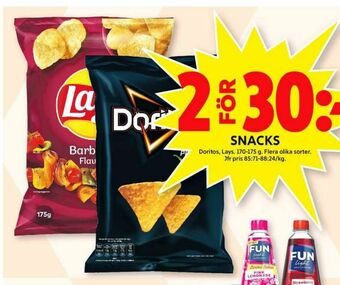 ICA Maxi Lays Chips erbjuda