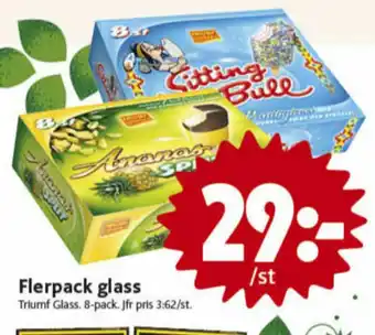 ICA Nära Triumf Glasspinnar erbjuda