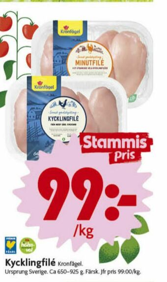 ICA Nära Kronfågel Kycklingfilé erbjuda