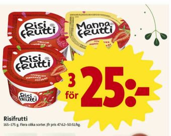 ICA Nära Mannafrutti Mellanmål erbjuda