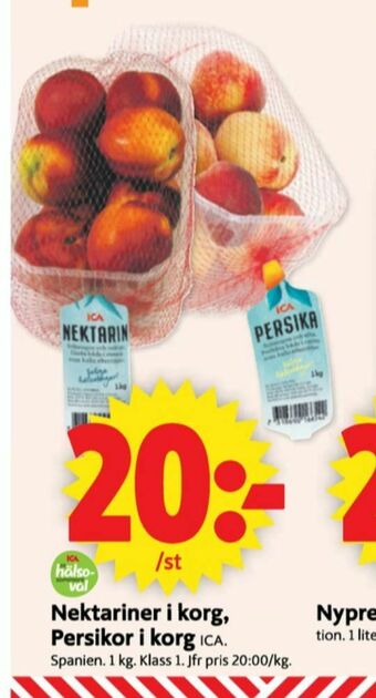 ICA Supermarket ICA Nektariner erbjuda