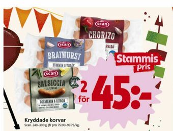ICA Nära Scan Bratwurst erbjuda