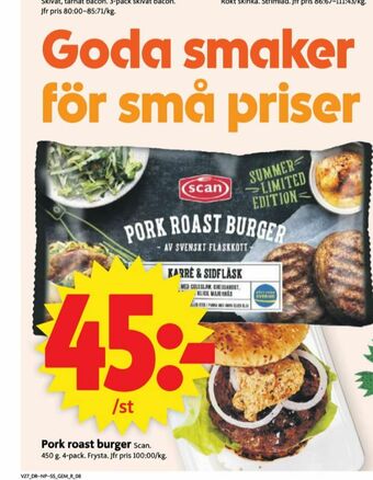 ICA Supermarket Scan Hamburgare erbjuda