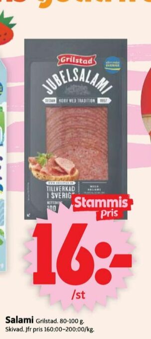 ICA Supermarket Grilstad Salami erbjuda