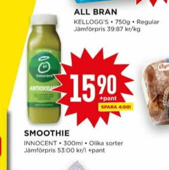 Willys Innocent Smoothie erbjuda