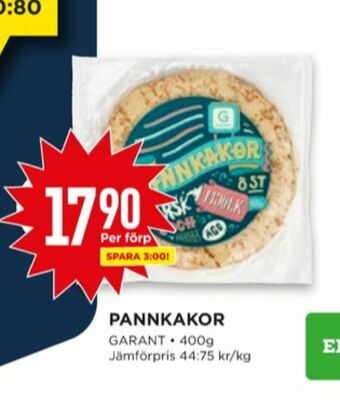 Willys Garant Pannkakor erbjuda