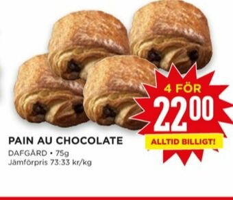 Willys Dafgårds Butiksbakat kaffebröd erbjuda