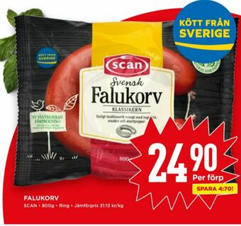 Willys Scan Falukorv erbjuda