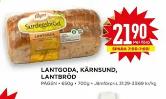 Willys Italienskt Lantbröd Bröd erbjuda