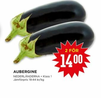 Willys Aubergine erbjuda