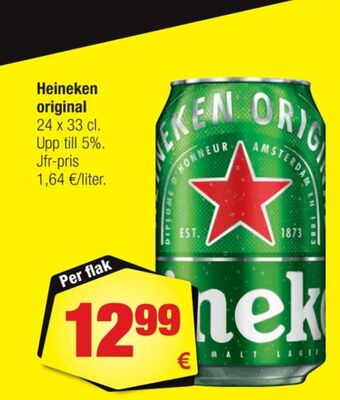 Calle Heineken öl erbjuda