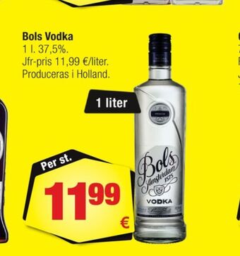 Calle Bols vodka erbjuda