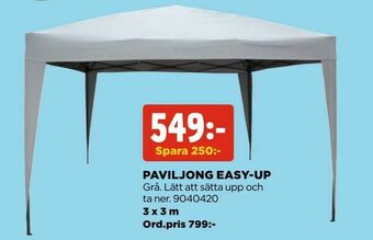 Jem&Fix Paviljong easy-up erbjuda