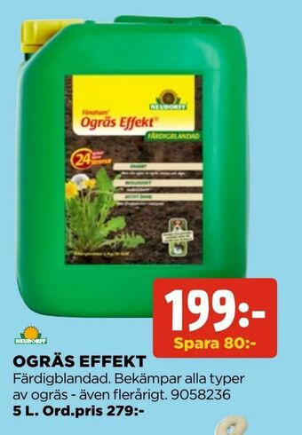 Jem&Fix Ogräs effekt erbjuda