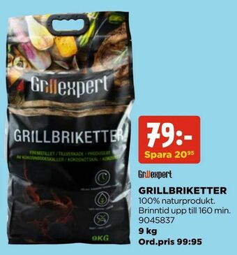 Jem&Fix Grillbriketter erbjuda