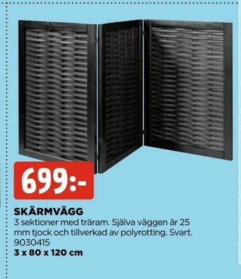 Jem&Fix Skärmvägg erbjuda