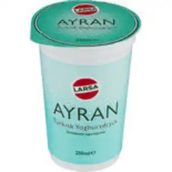 Snabbgross Ayran turkisk yoghurtdryck larsa foods 250ml erbjuda