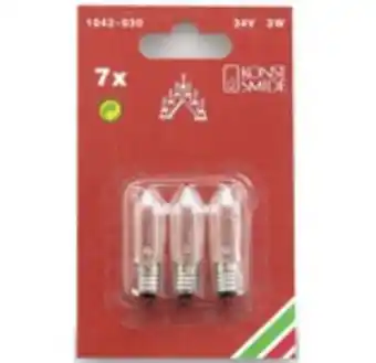 Hornbach Reservlampa konstsmide e10 34v 3w klar erbjuda