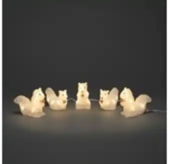 Hornbach Ekorrar konstsmide akryl 40 varmvita led 5st erbjuda